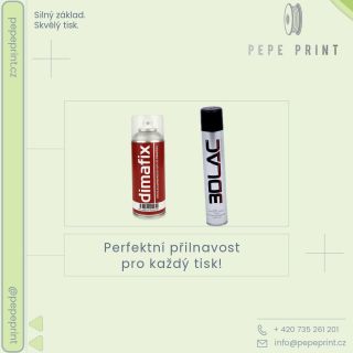 🧲 Silný základ = bezchybný tisk! Dimafix nebo 3DLAC? Ať už tiskneš z PLA, ABS nebo jiných materiálů, kvalitní přilnavost...